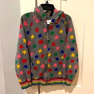 Hanna rainbow star hoodie   ADORABLE